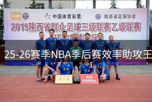 25-26赛季NBA季后赛效率助攻王出炉：约基奇领衔